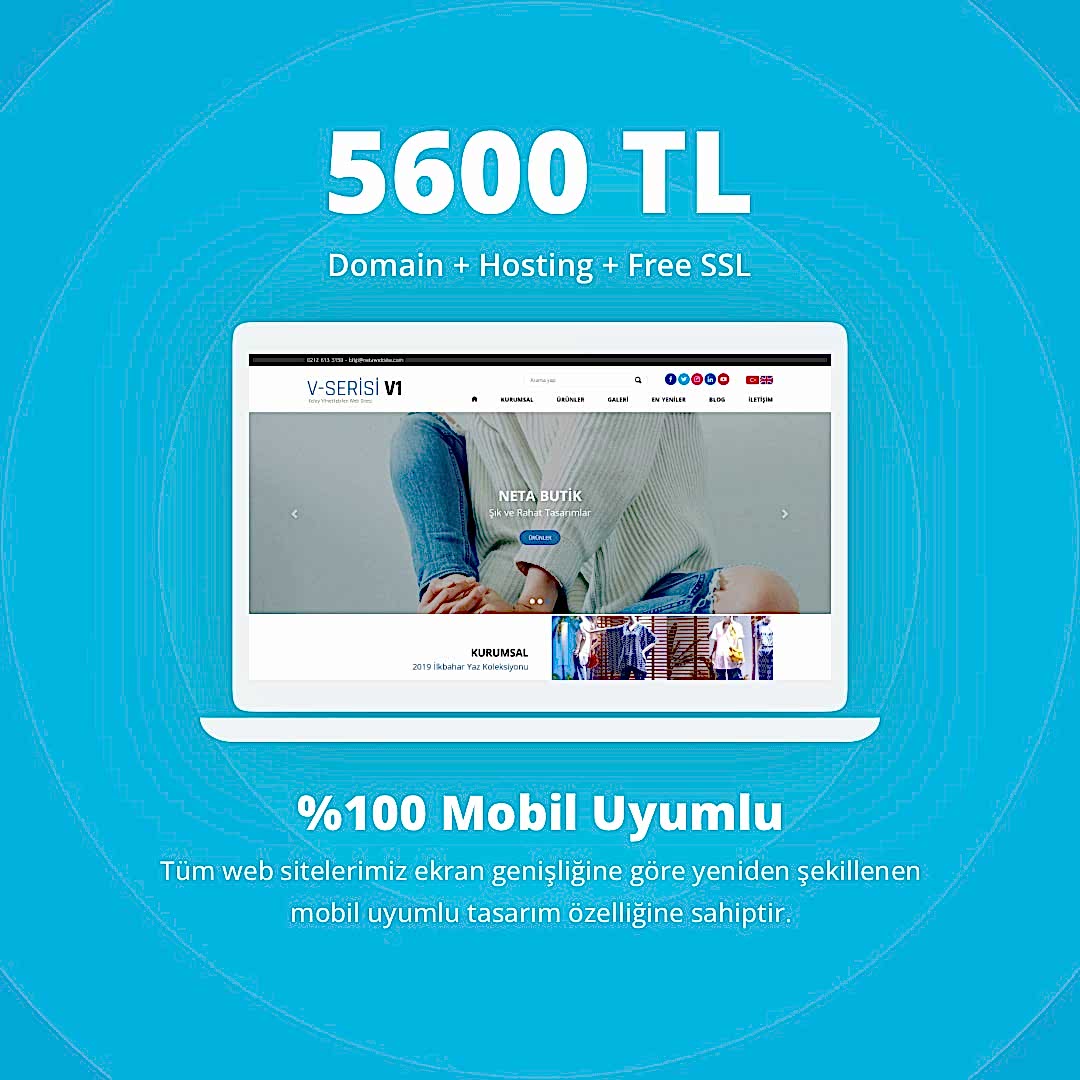 Web Sitesi Kurma Fiyatları 5600 TL