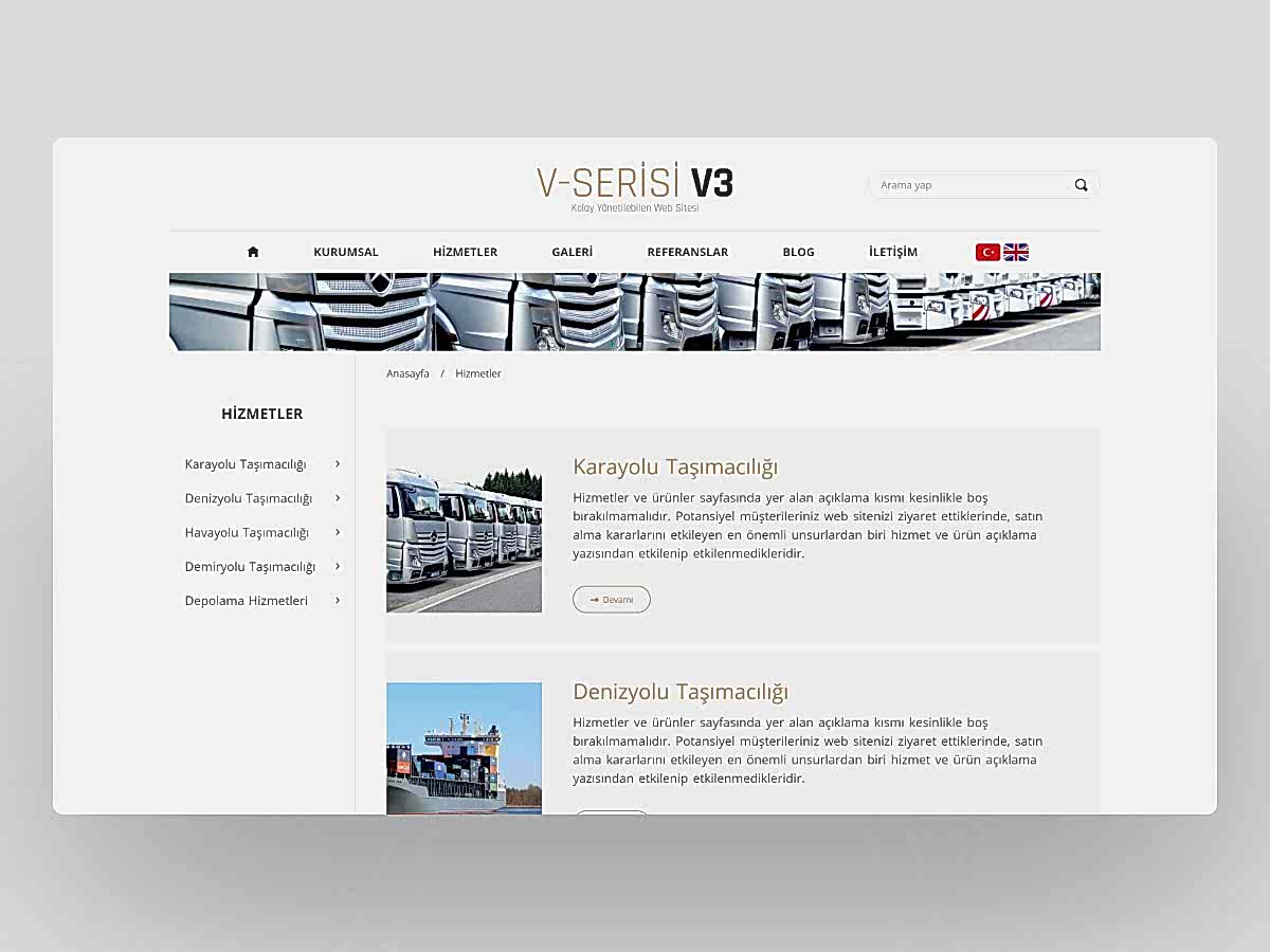 Hazır Lojistik Sitesi V3