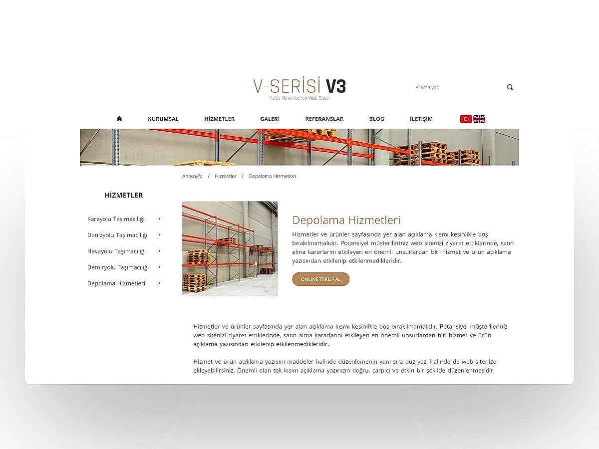 Hazır Lojistik Sitesi V3