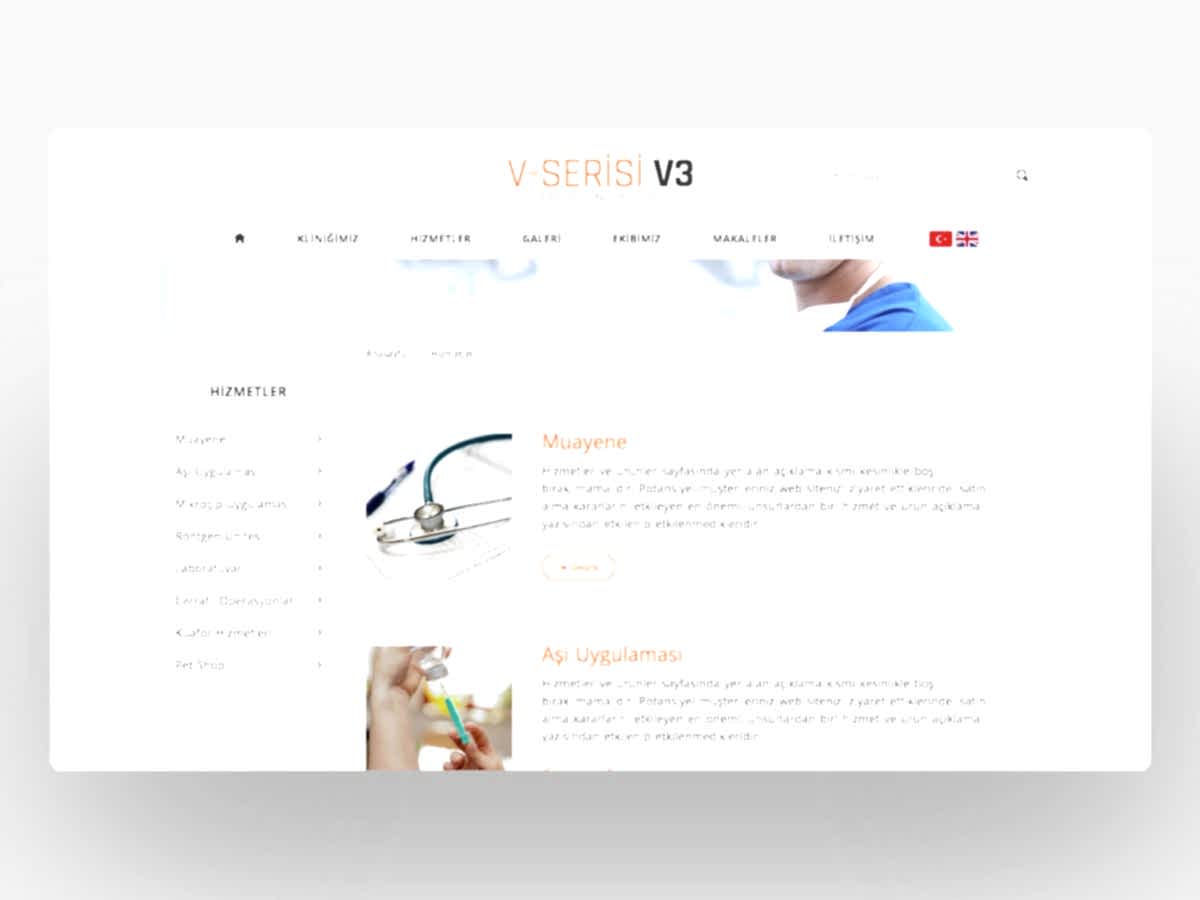 Hazır Veteriner Sitesi V3