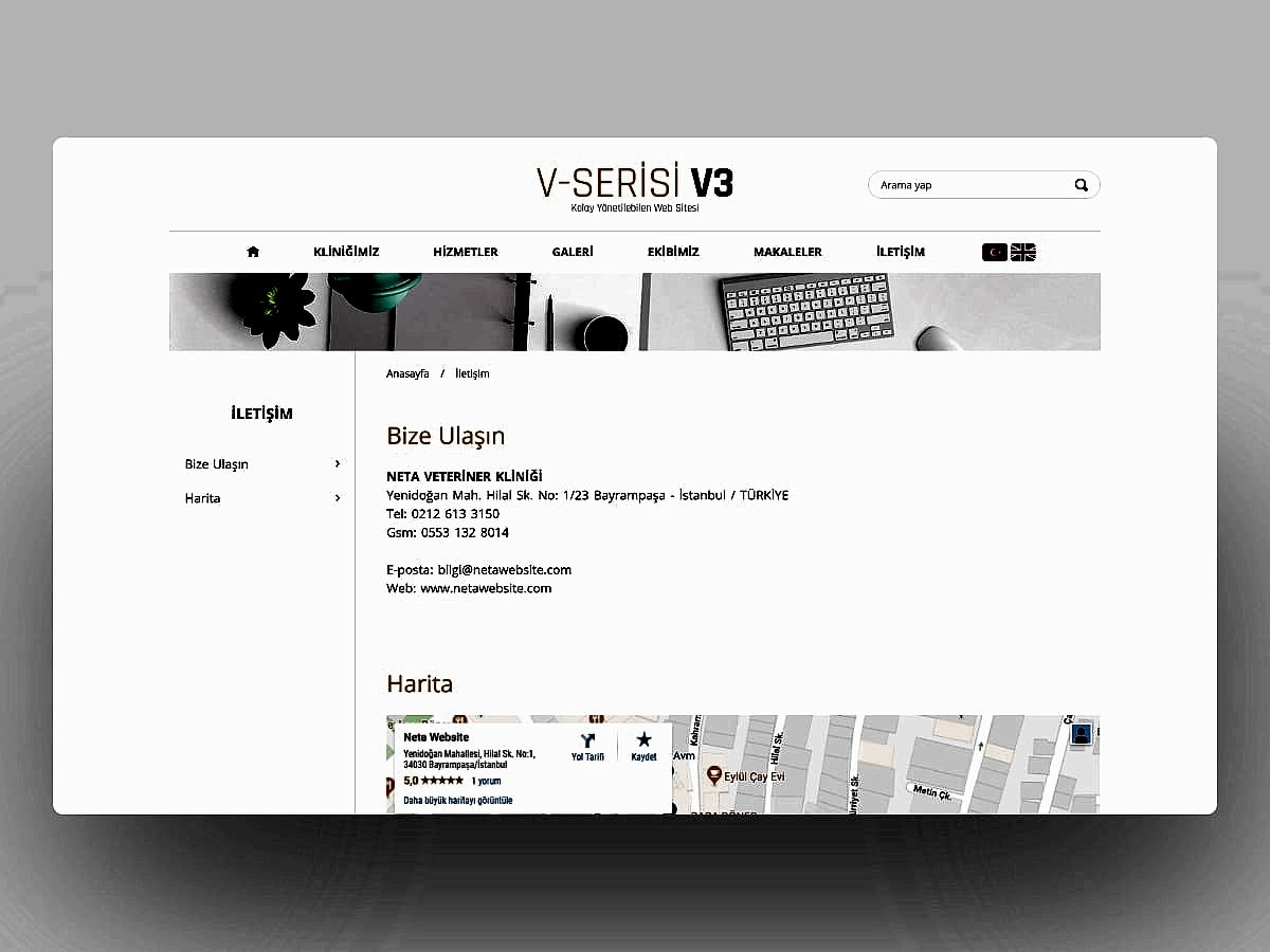 Hazır Veteriner Sitesi V3