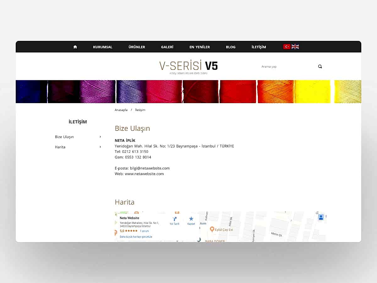 İplik İnternet Sitesi V5