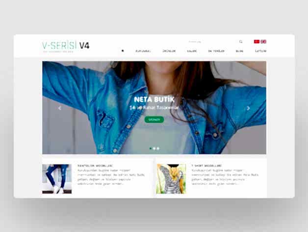 Butik Web Tasarım V4