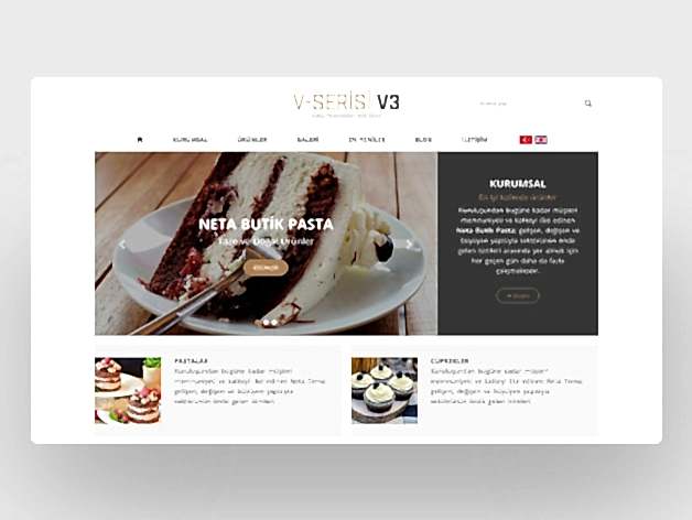 Hazır Butik Pasta Sitesi V3