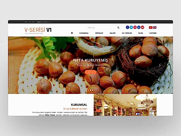Kuruyemiş Web Sitesi V1