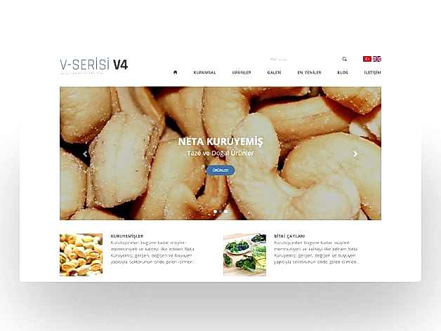 Kuruyemiş Web Tasarım V4