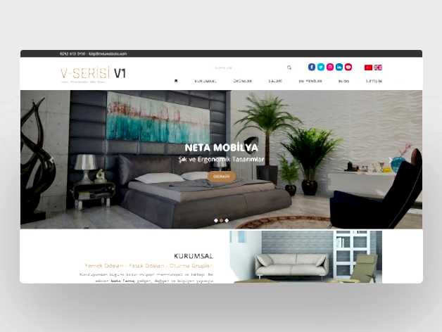 Mobilya Web Sitesi V1