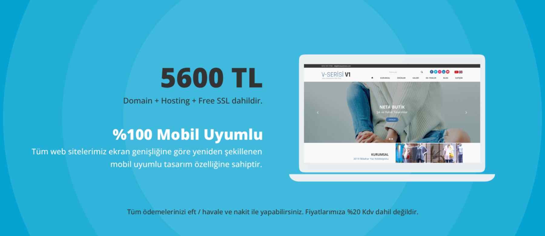 İnternet Sitesi Kurma Maliyeti 5600 TL
