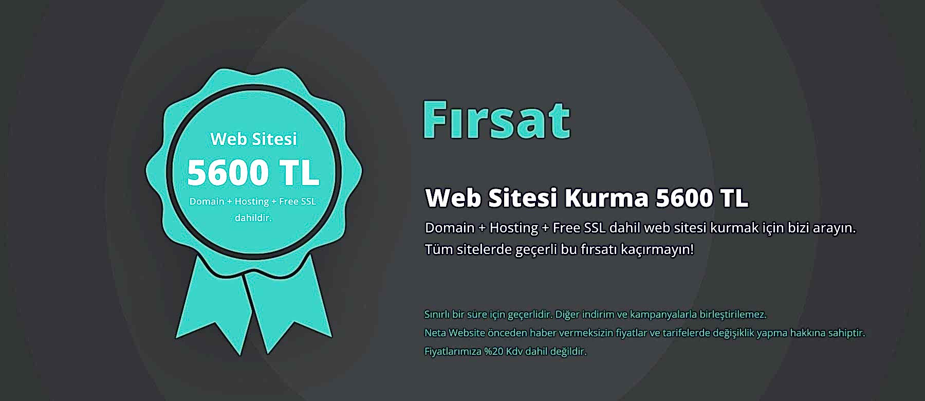 Web Sitesi Kurma Fiyatları 5600 TL